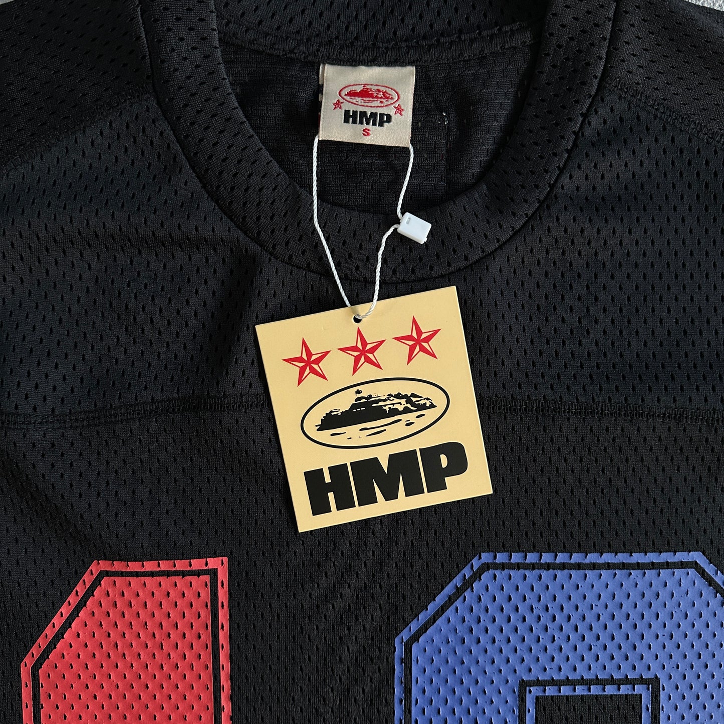 Corteiz HMP MESH PANEL JERSEY BLACK