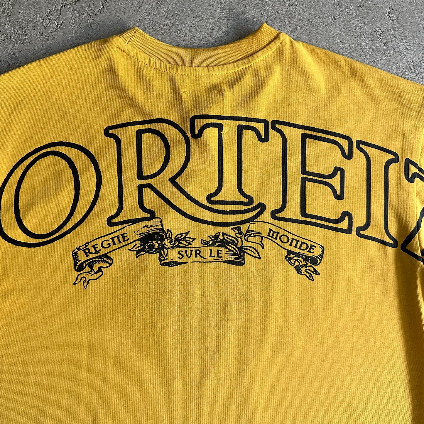 Corteiz C Star String Tee – Mustard