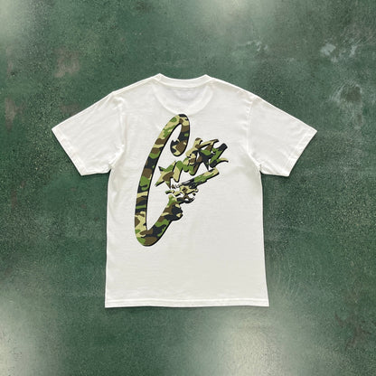 Corteiz Camo Gunslinger T-Shirt White/Camo