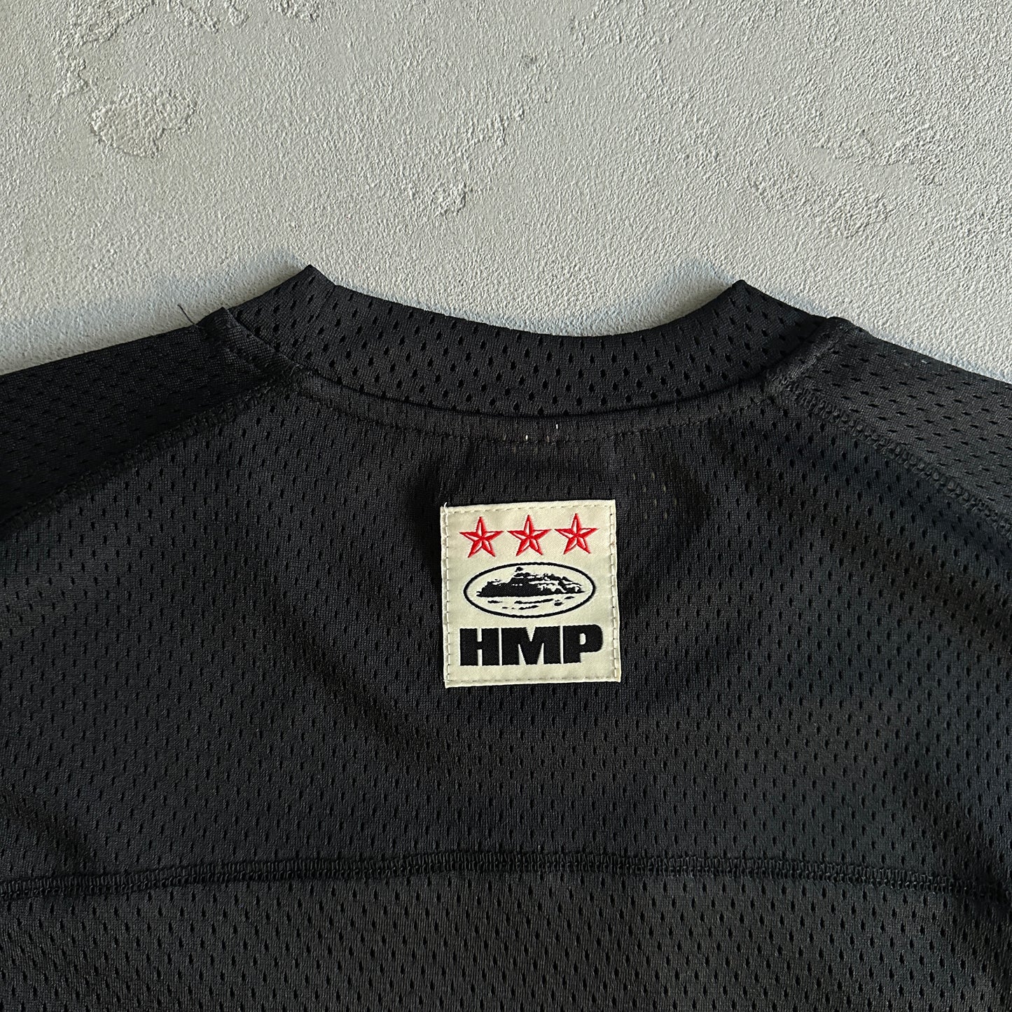 Corteiz HMP MESH PANEL JERSEY BLACK