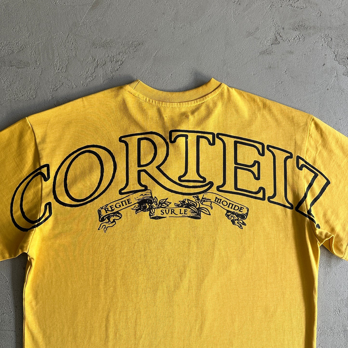 Corteiz C Star String Tee – Mustard