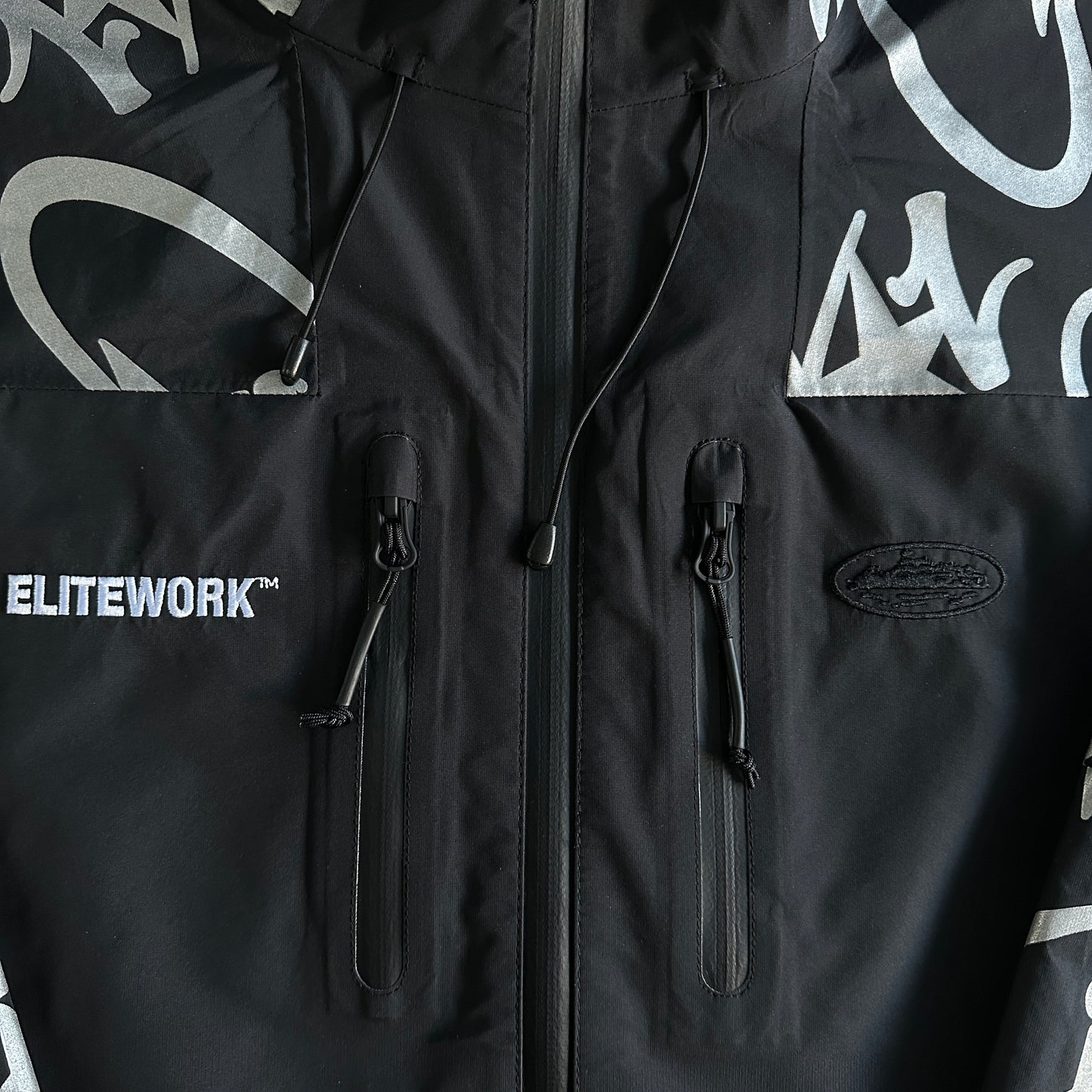 Corteiz Elitework Shell Jacket Black