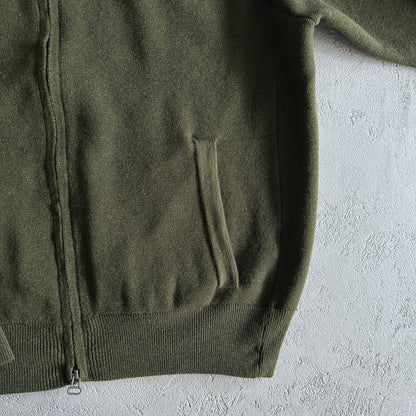 Corteiz VVS Heavy Knit zip up fleece-green