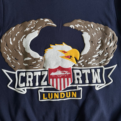 Corteiz Dipset Zip Hoodie Navy