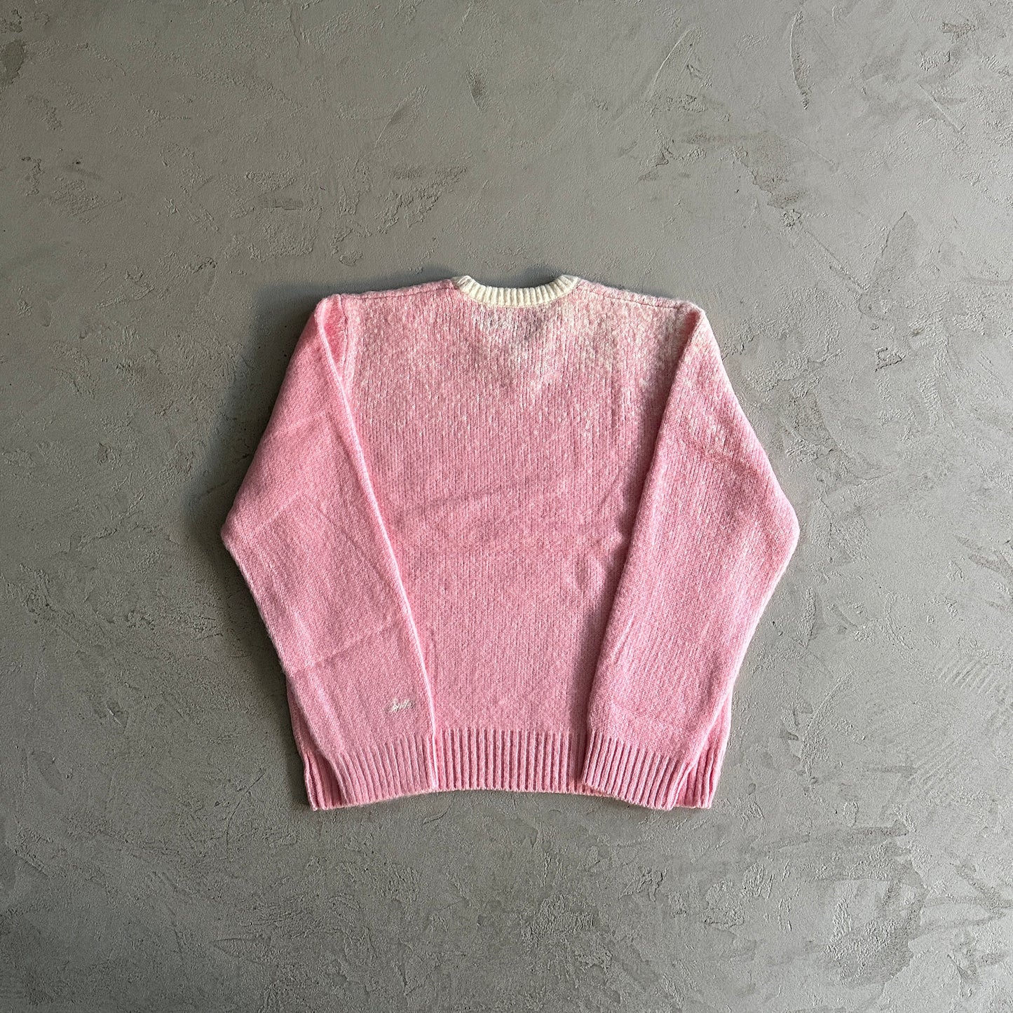 Corteiz C Star Gradient Mohair Knit Sweaters  Pink