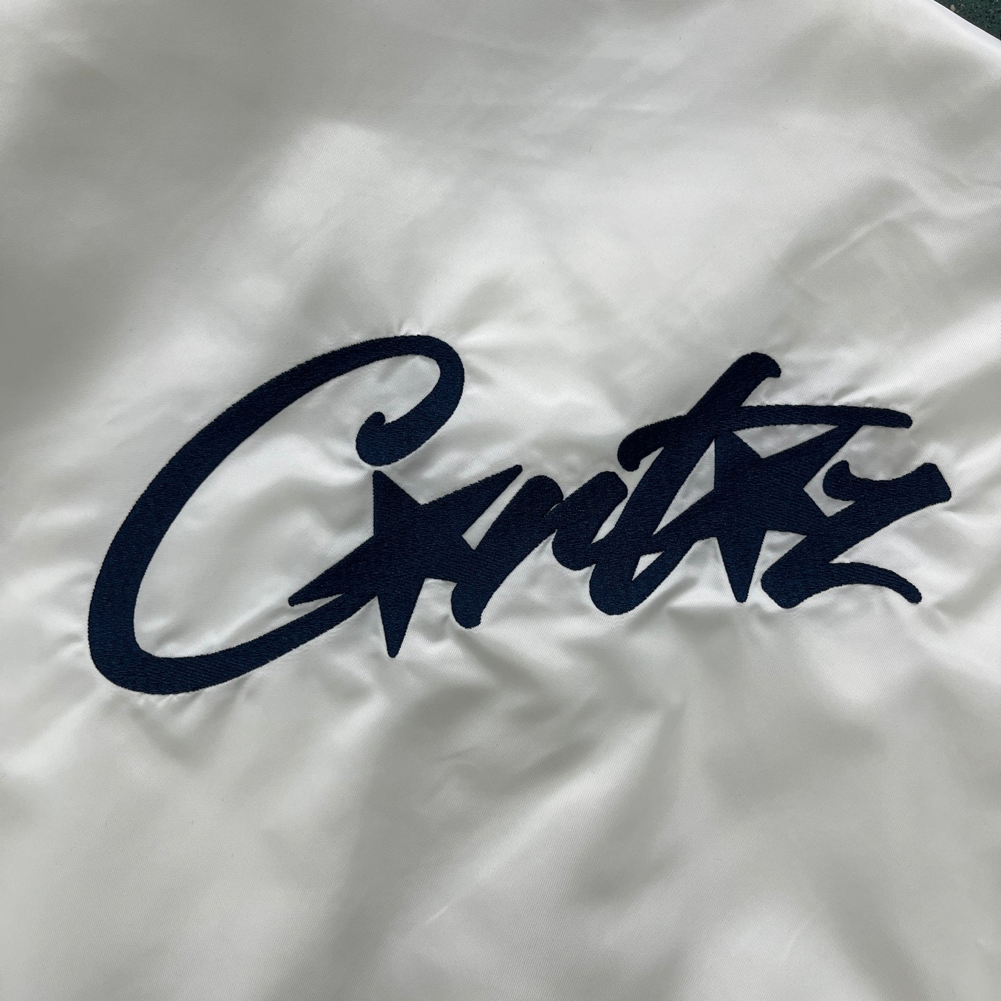 Corteiz Stadium Jacket White