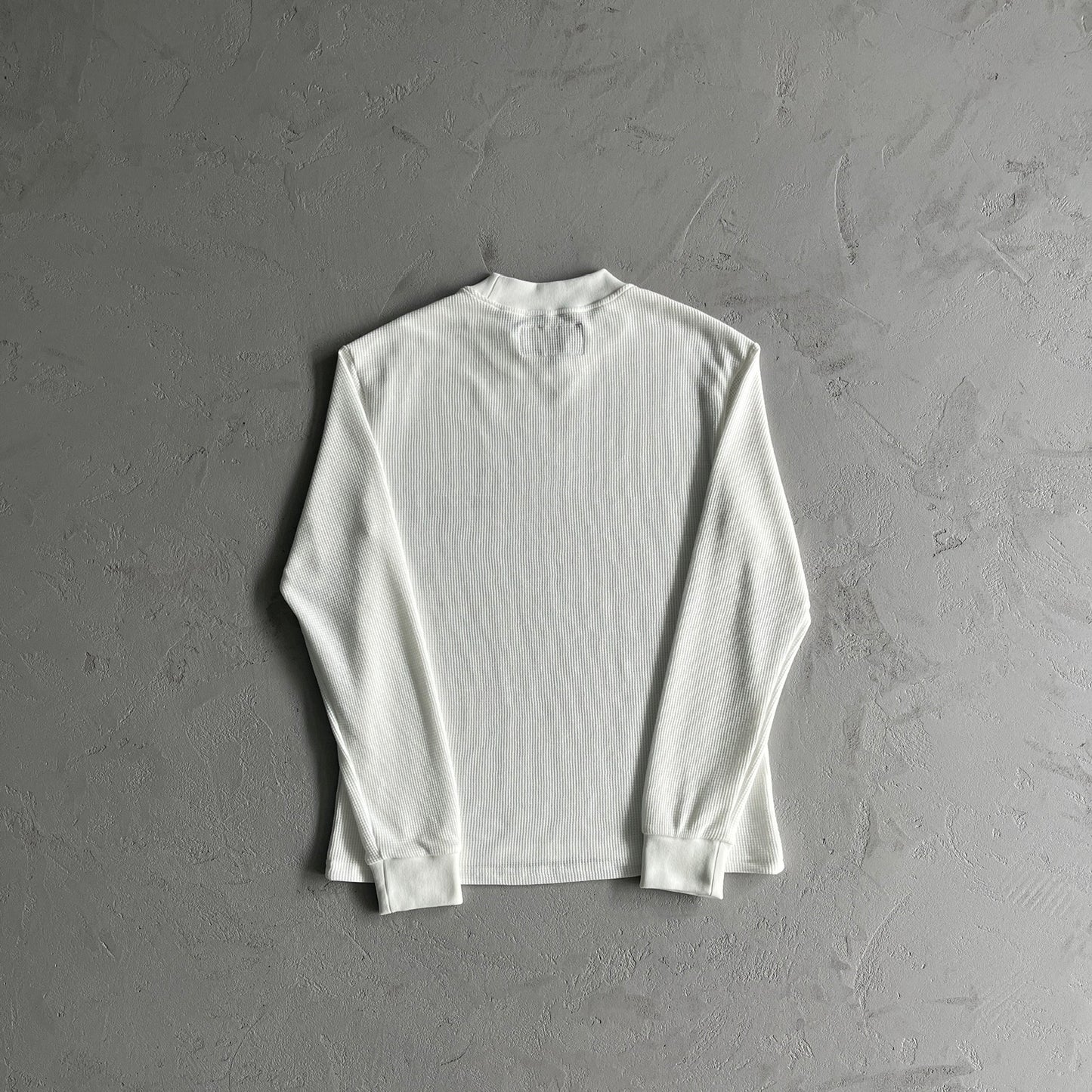 Corteiz 5 Starz Alcatraz Waffle Longsleeve Sweatshirt in White