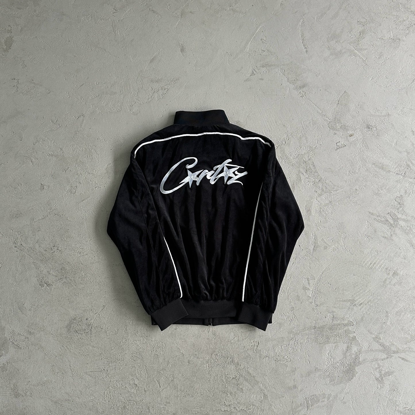 Corteiz VVS Velvet Tracksuit Black