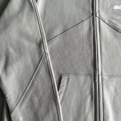 Corteiz Superior V2 Zip Up Hoodie Stone Gray