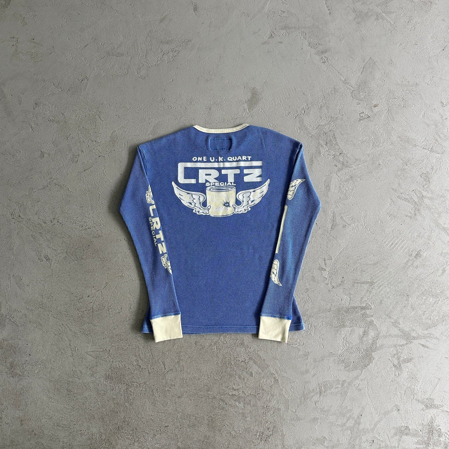 Corteiz Gasolina Waffle Washed  Long sleeves