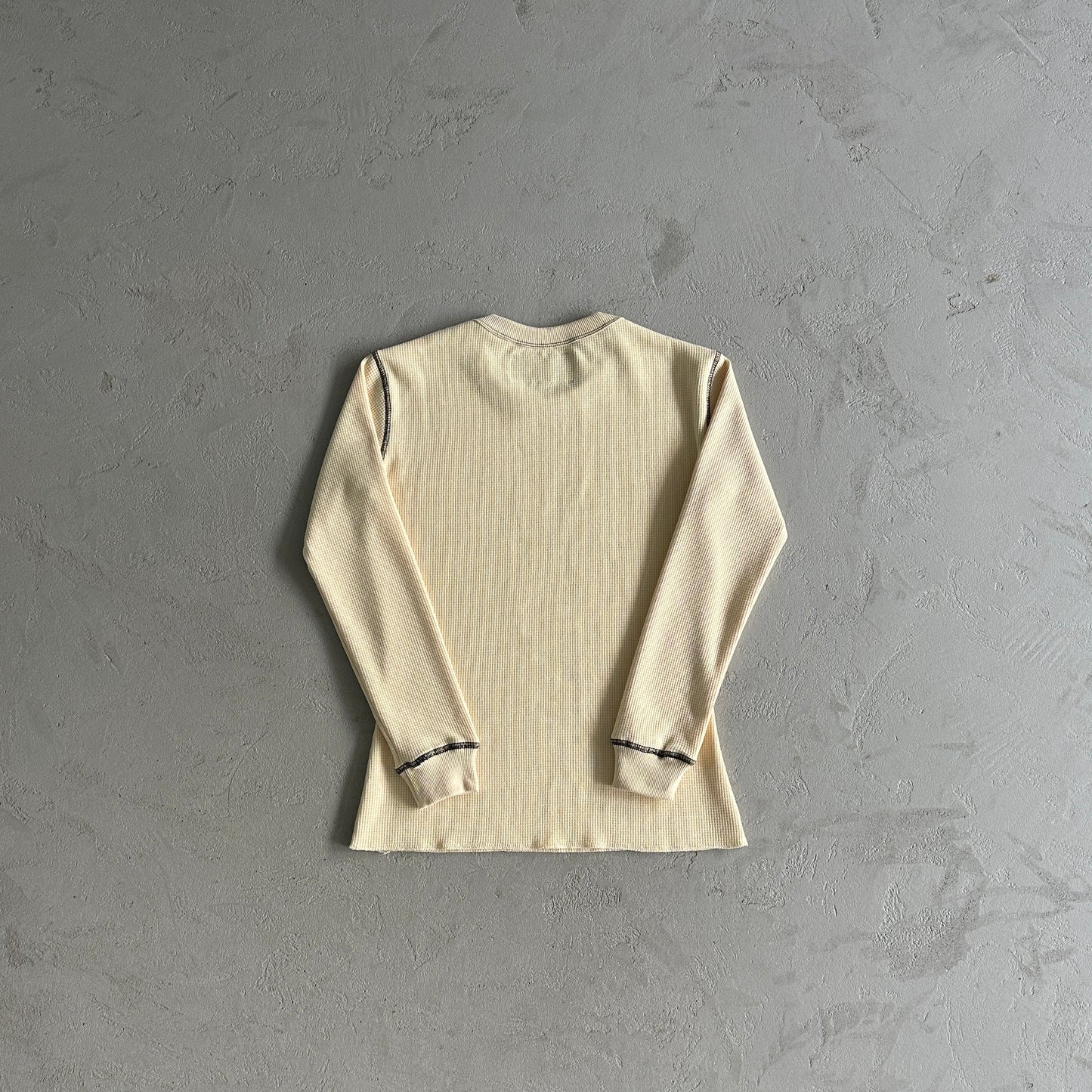 Corteiz Tiger Waffle Longsleeve Sweatshirt in Cream