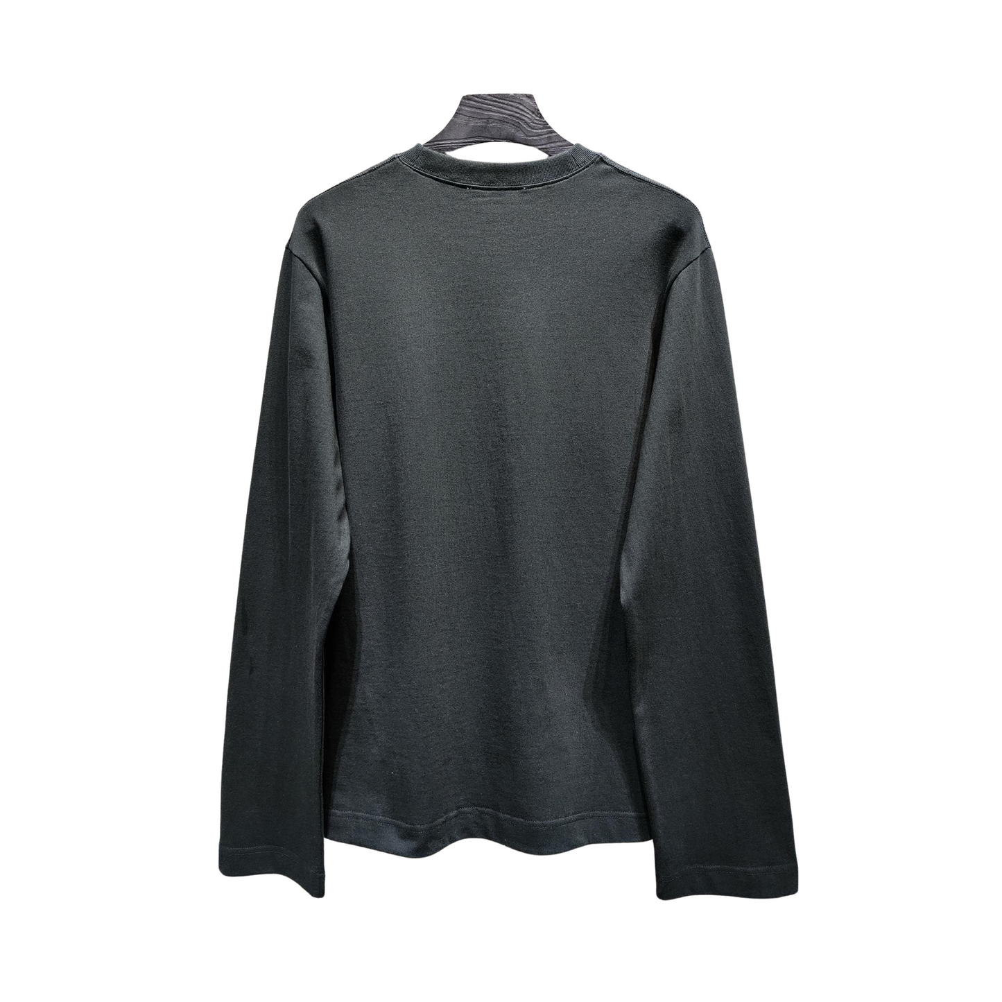 ACNE STUDIOS Black Printed Logo Long Sleeve T-Shirt