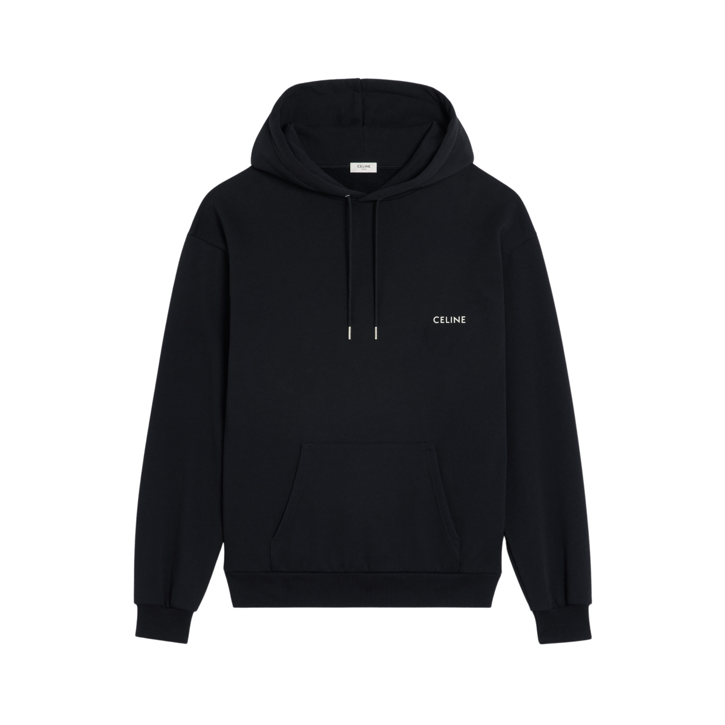 CELINE LOOSE HOODIE IN COTTON FLEECE