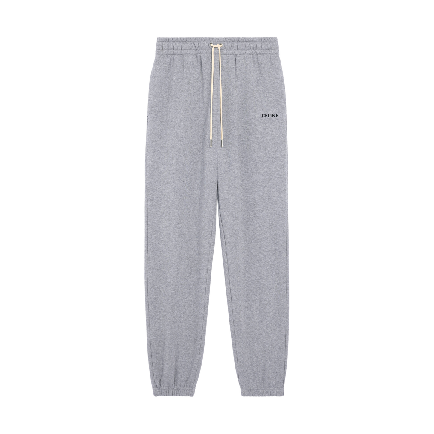 CELINE EMBROIDERED TRACK PANTS IN COTTON