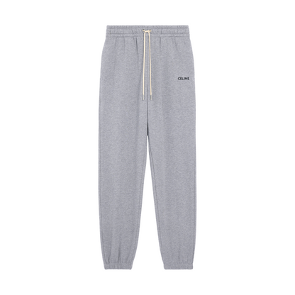 CELINE EMBROIDERED TRACK PANTS IN COTTON