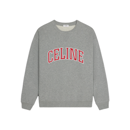 CELINE LOOSE SWEATSHIRT IN COTTON FLEECE