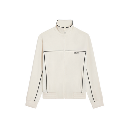 CELINE TRACKSUIT JACKET IN DOUBLE FACE JERSEY