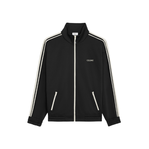 CELINE TRACKSUIT JACKET IN DOUBLE FACE JERSEY