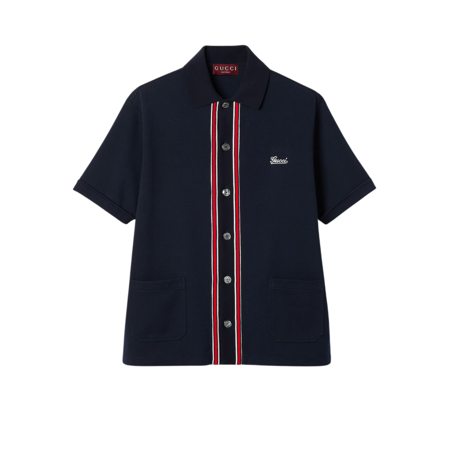 GUCCI COTTON JERSEY POLO SHIRT