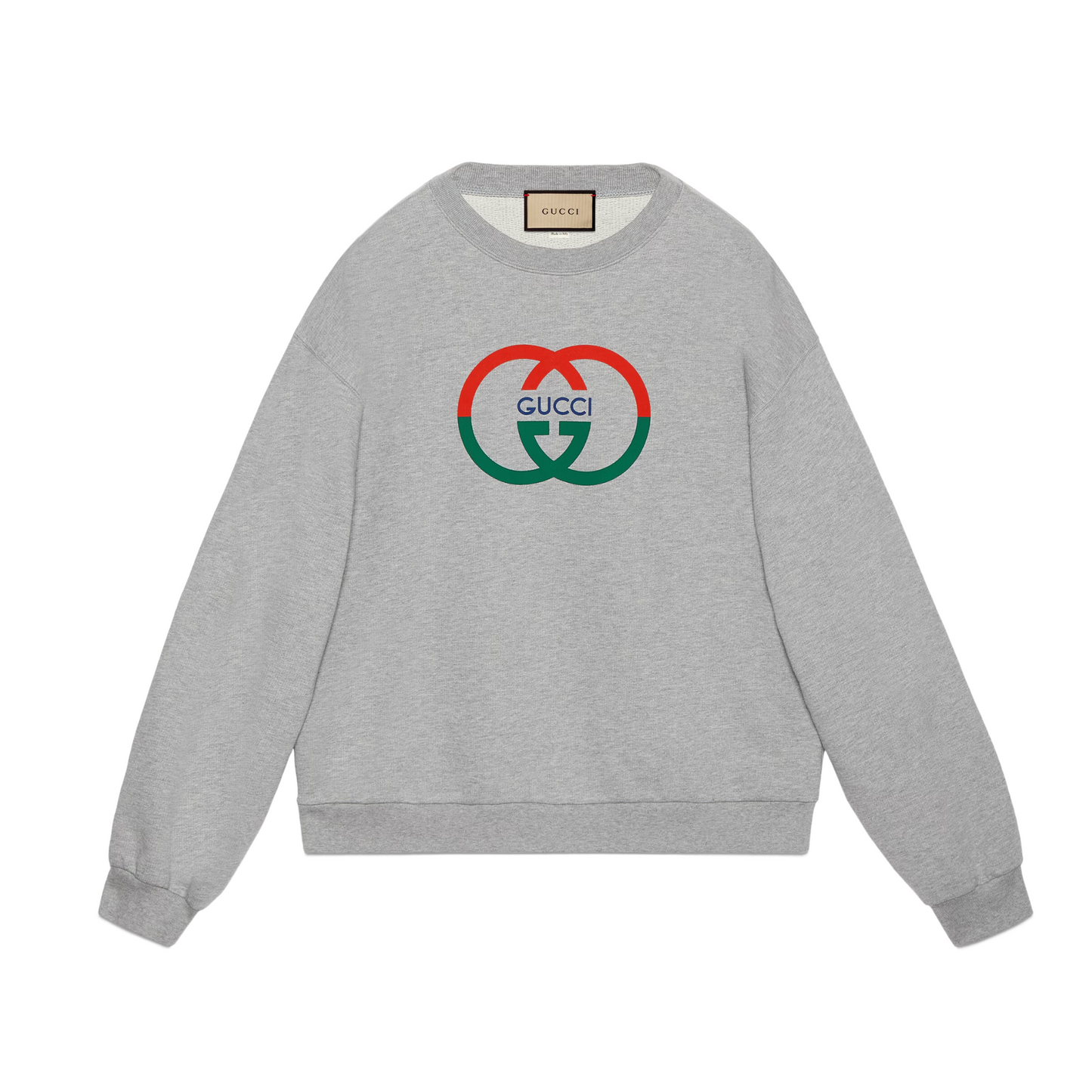 GUCCI COTTON JERSEY PRINTED SWEATSHIRT