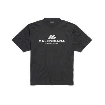 BALENCIAGA Black 'Activewear' T-Shirt