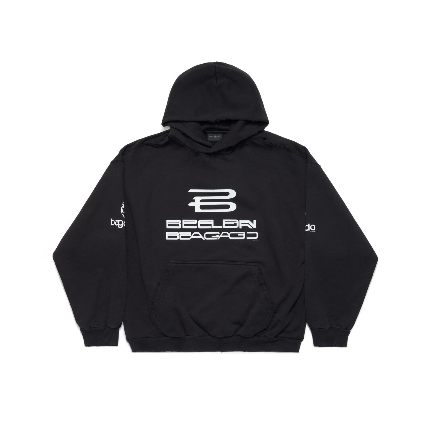 BALENCIAGA AI GENERATED HOODIE MEDIUM FIT IN BLACK