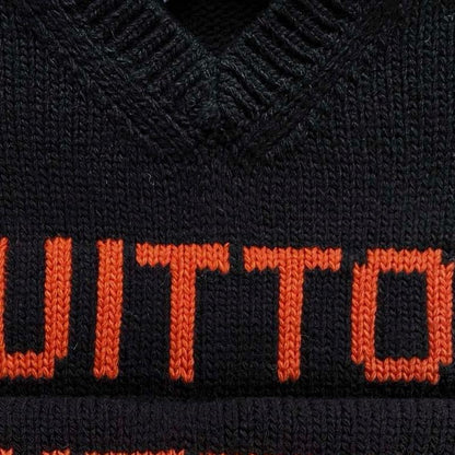 Louis Vuitton Virgil Abloh CHUNKY INTARSIA FOOTBALL T-SHIRT