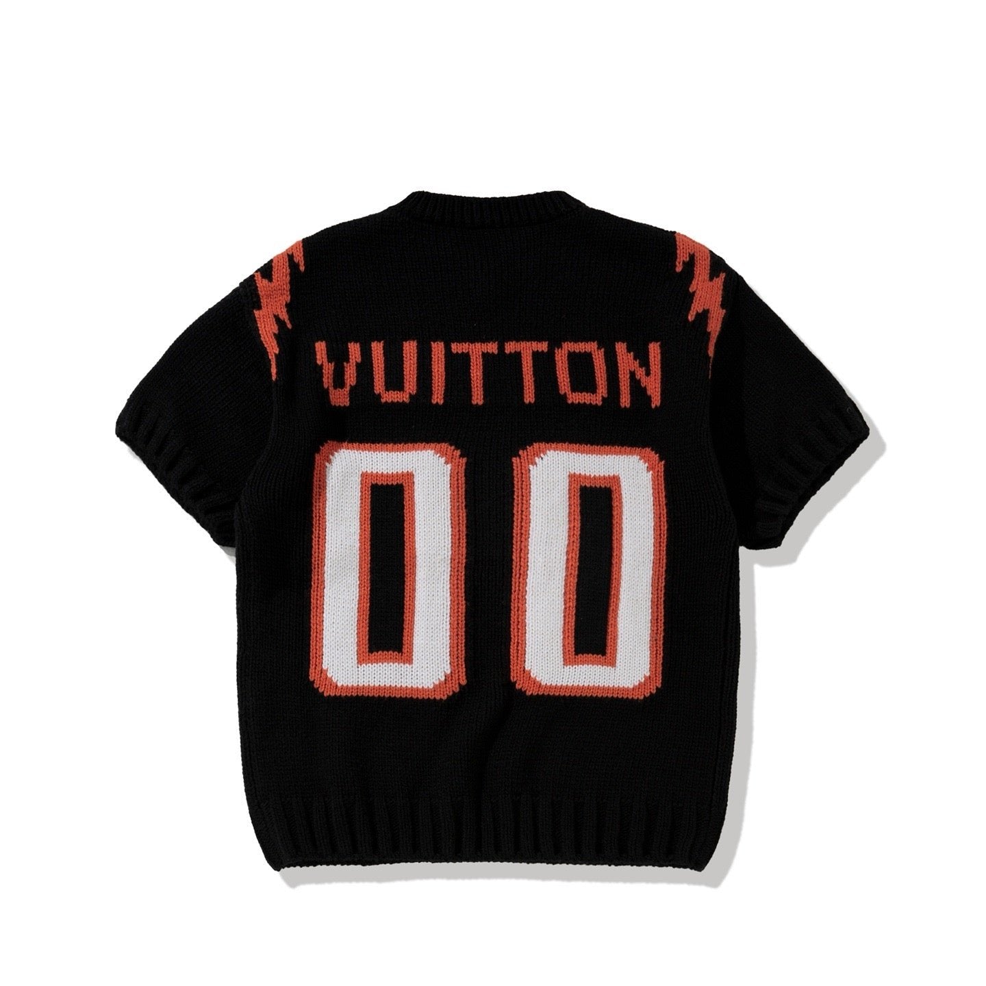 Louis Vuitton Virgil Abloh CHUNKY INTARSIA FOOTBALL T-SHIRT