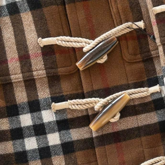 BURBERRY Vintage Check Duffle Coat