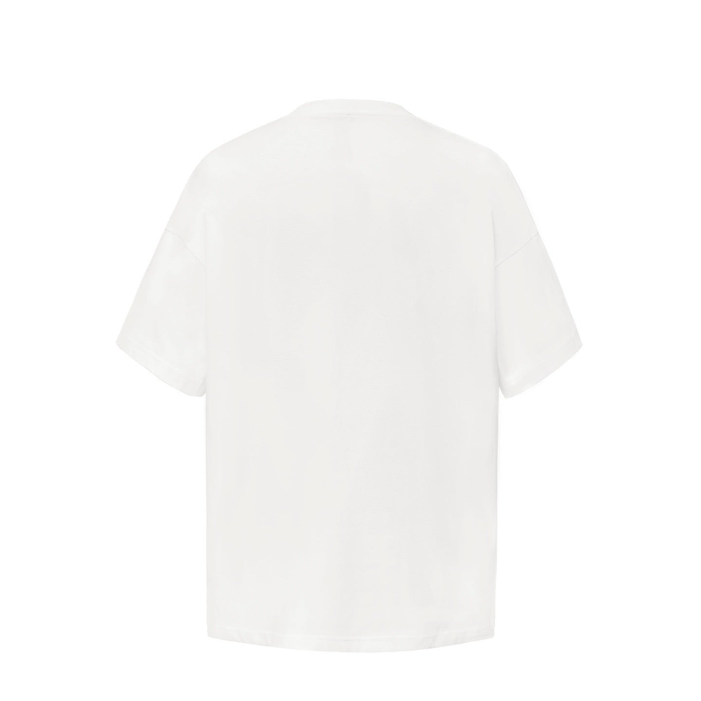 Dior T-Shirt White Slub Cotton Jersey