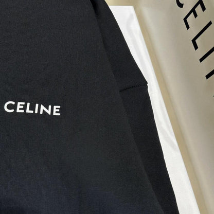 CELINE LOOSE HOODIE IN COTTON FLEECE