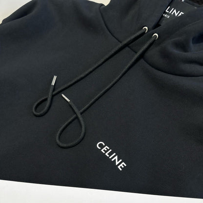 CELINE LOOSE HOODIE IN COTTON FLEECE