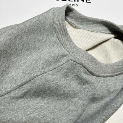 CELINE LOOSE SWEATSHIRT IN COTTON FLEECE