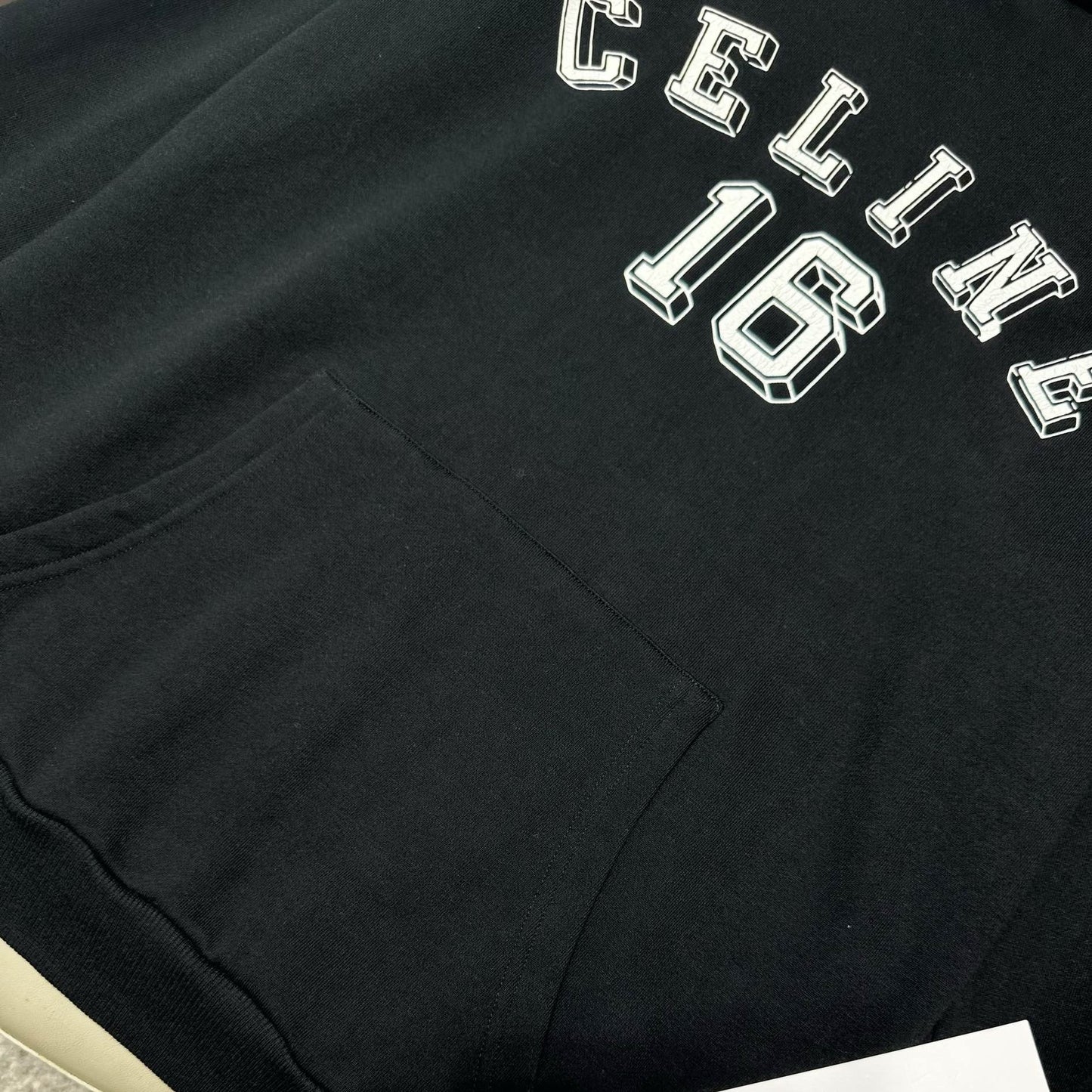 CELINE 16 LOOSE HOODIE IN COTTON FLEECE