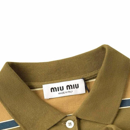 Miu Miu Cotton Jersey Polo Shirt