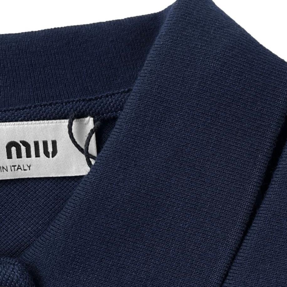 Miu Miu Cotton Piqué Polo Shirt