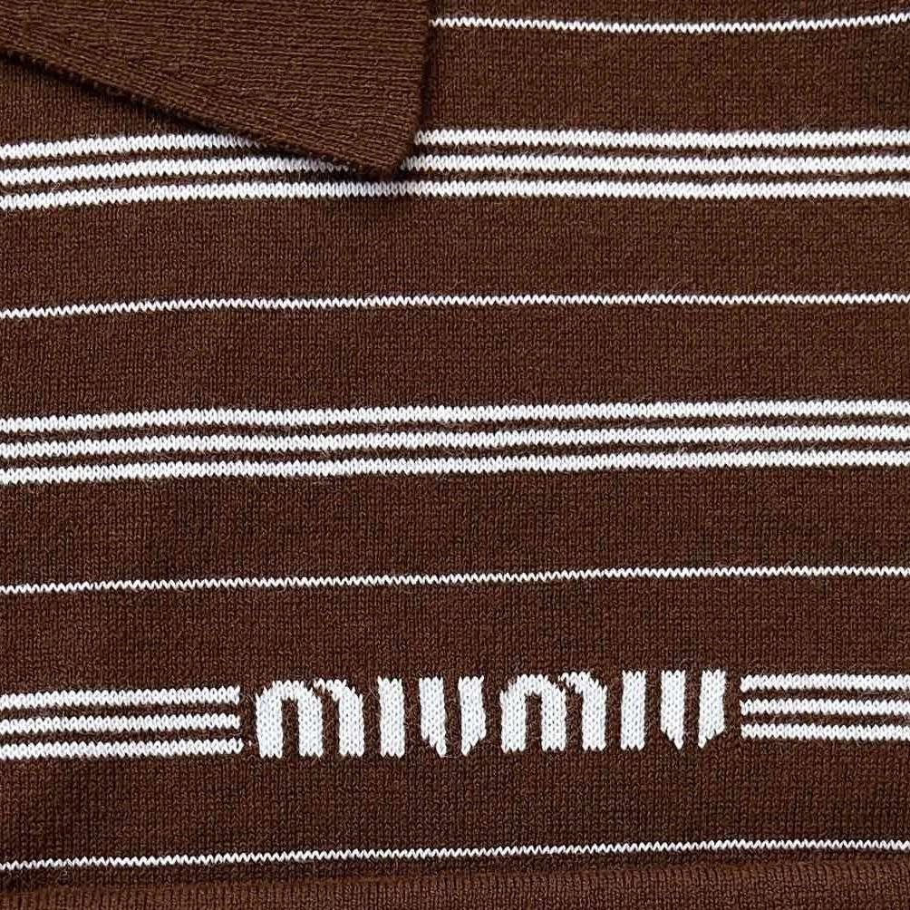 Miu Miu Cotton Piqué Polo Shirt