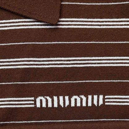 Miu Miu Cotton Piqué Polo Shirt