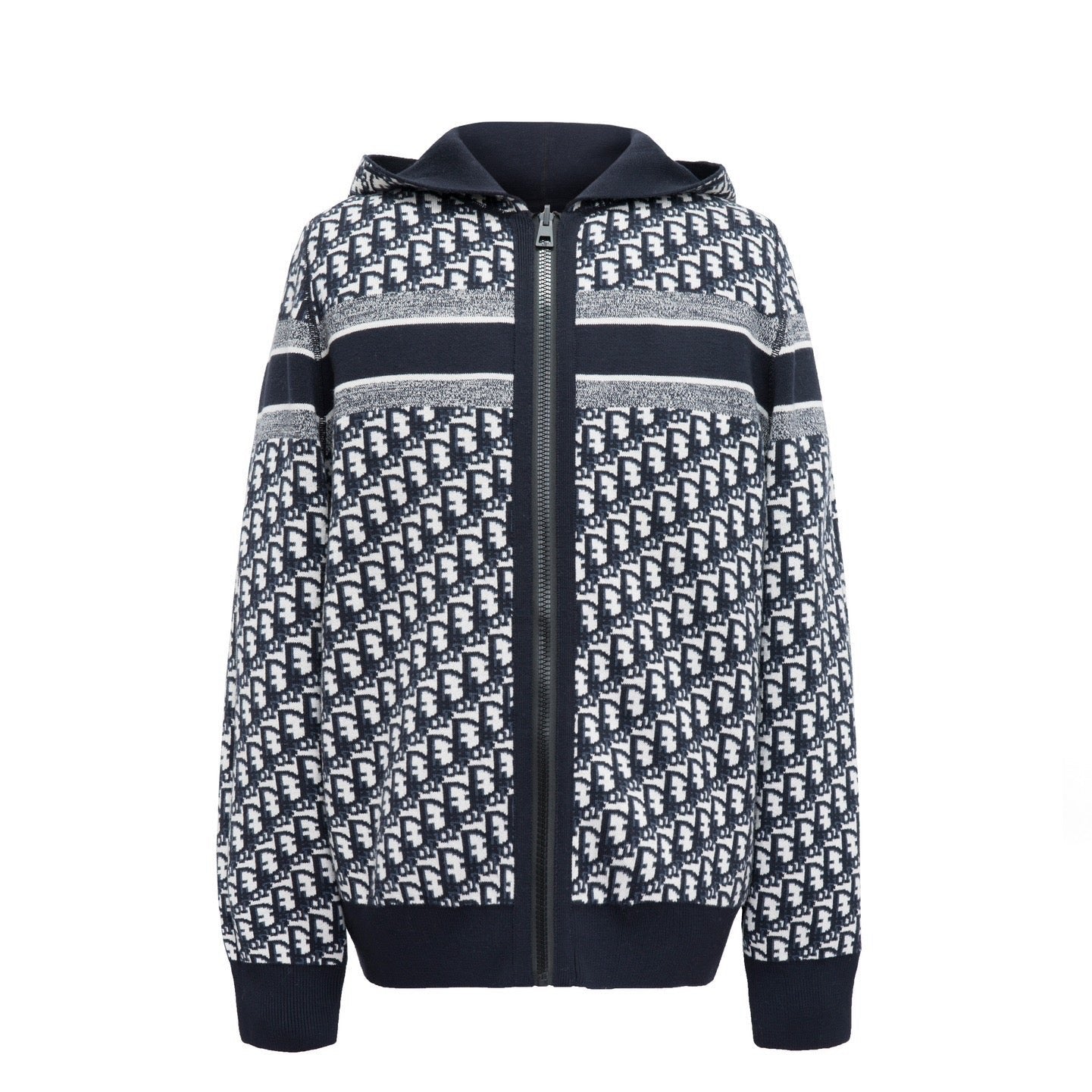 DIOR Reversible Zipped Cardigan with Hood