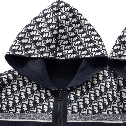 DIOR Reversible Zipped Cardigan with Hood