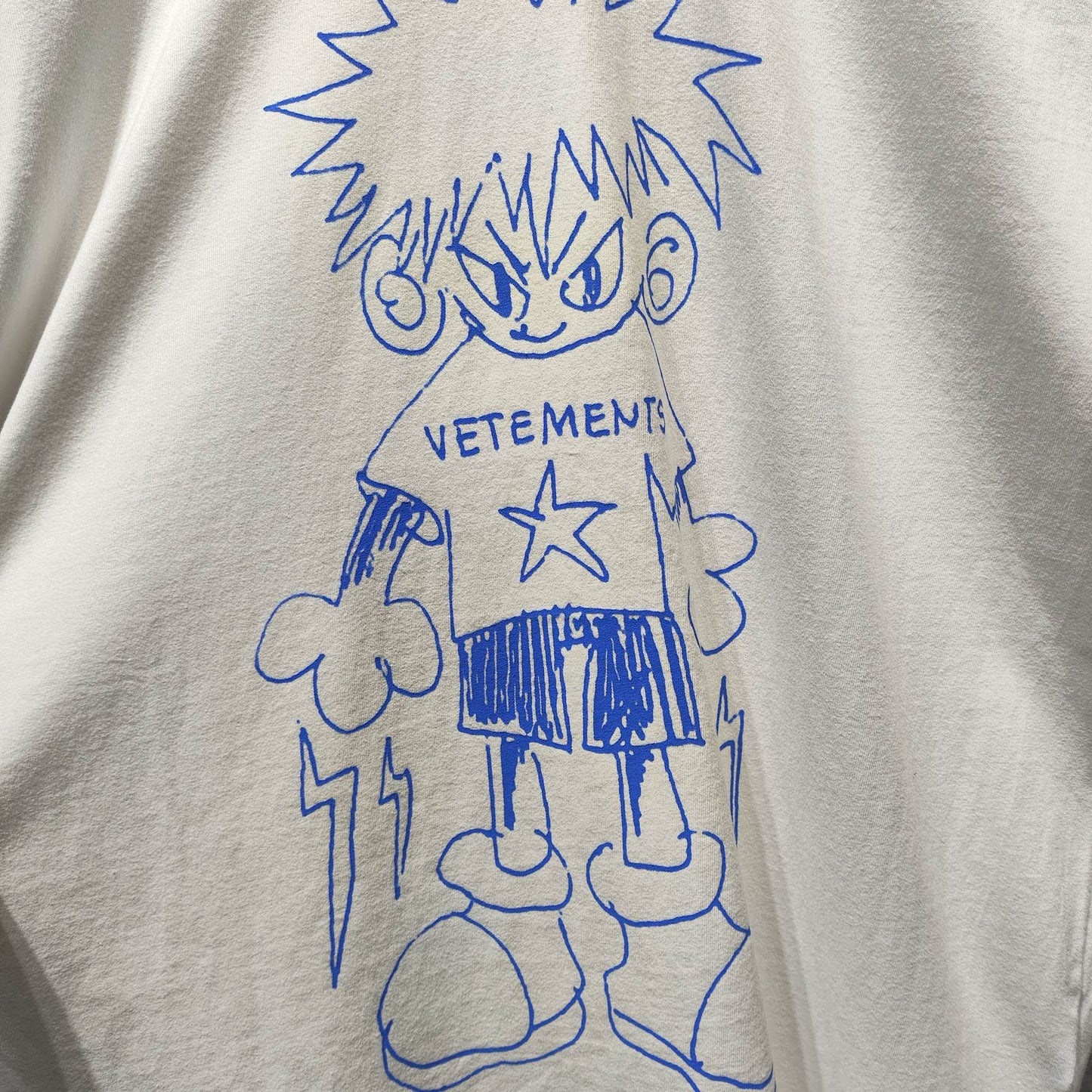 VETEMENTS White Drawing T-Shirt