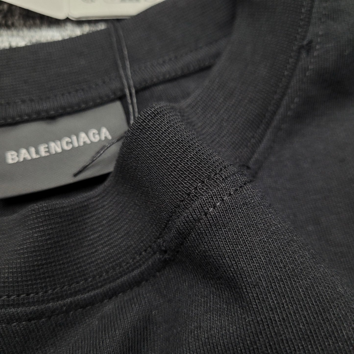 BALENCIAGA DIY METAL T-SHIRT LARGE FIT IN BLACK