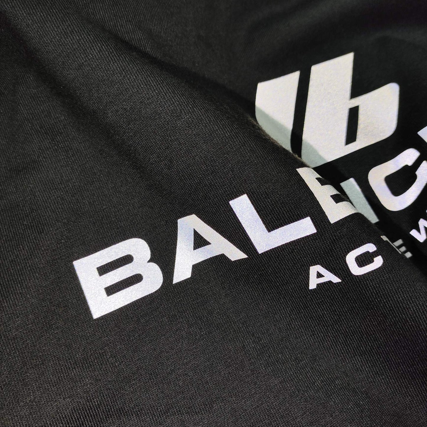 BALENCIAGA Black 'Activewear' T-Shirt