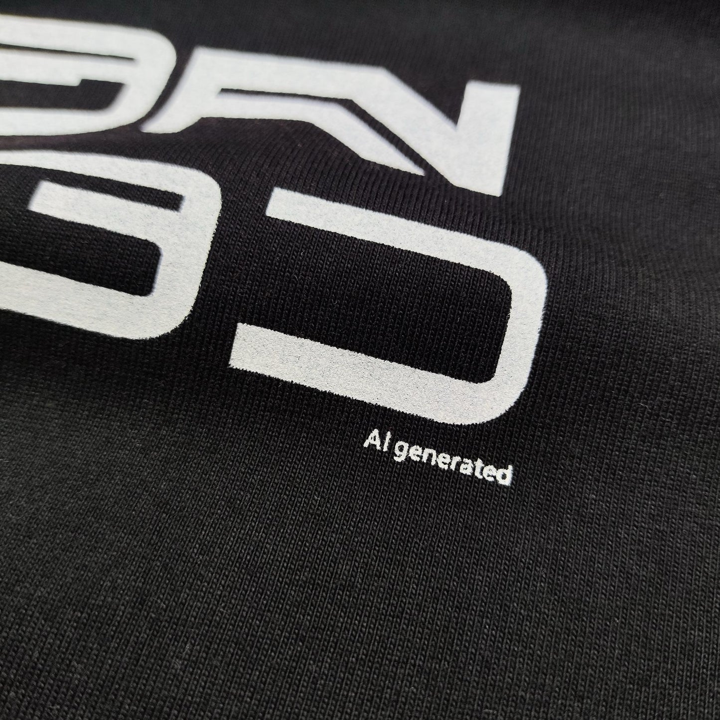 BALENCIAGA Black AI Generated T-Shirt