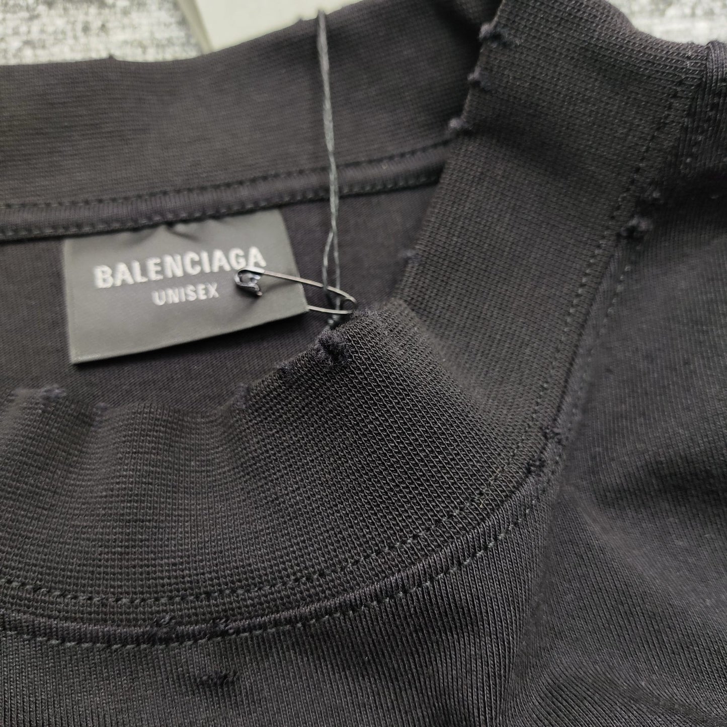 BALENCIAGA Black AI Generated T-Shirt