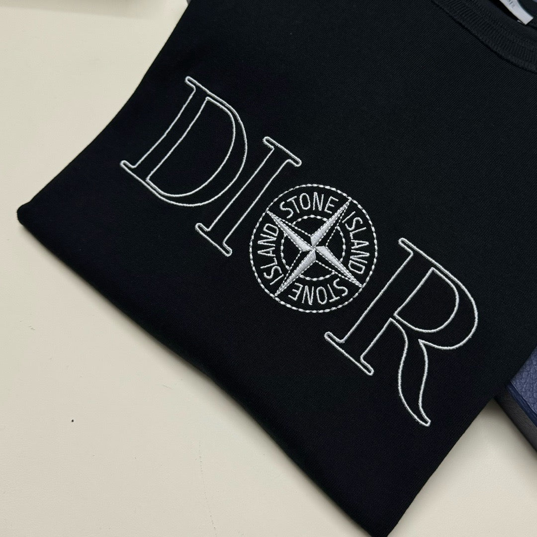 DIOR AND STONE ISLAND T-Shirt, Oversized Fit