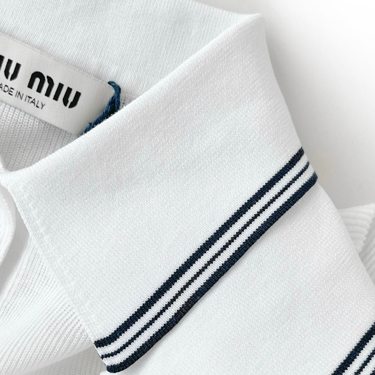 Miu Miu Cotton jersey polo shirt