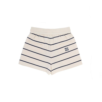 Miu Miu Cotton Fleece Shorts