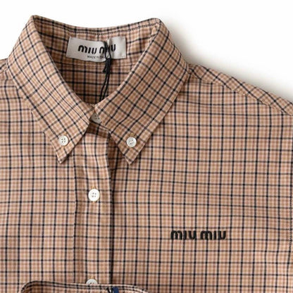 Miu Miu Checked Shirt