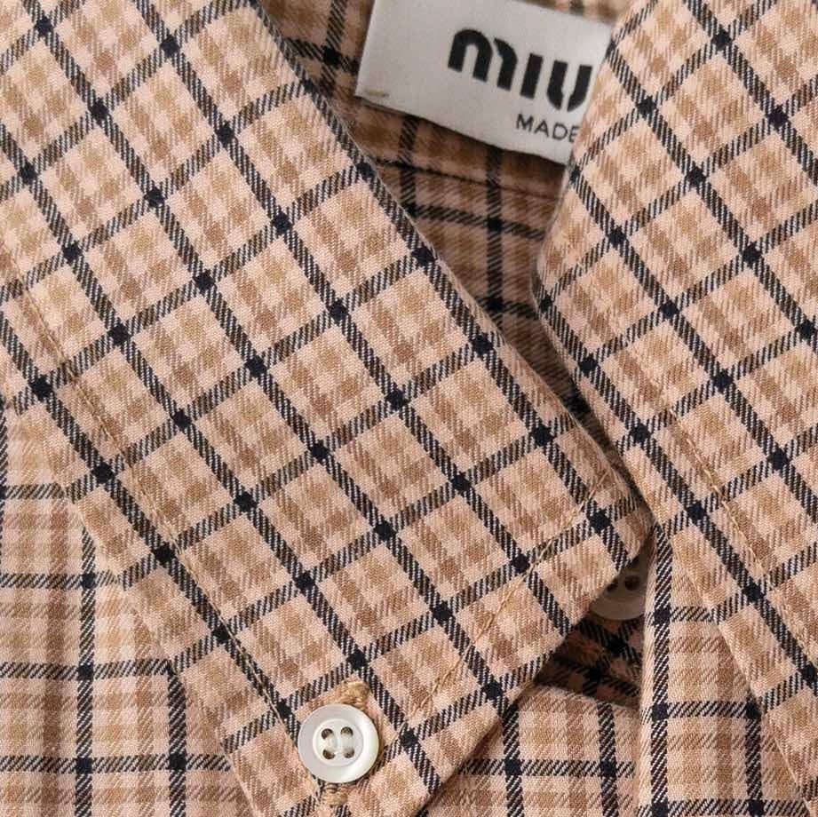 Miu Miu Checked Shirt